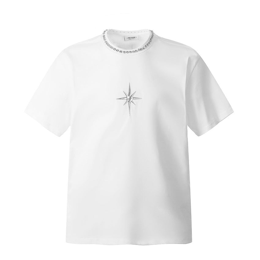 Dark Cross Star Short Sleeve Men Clothing